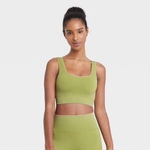 JoyLab target sports bra — ribbed